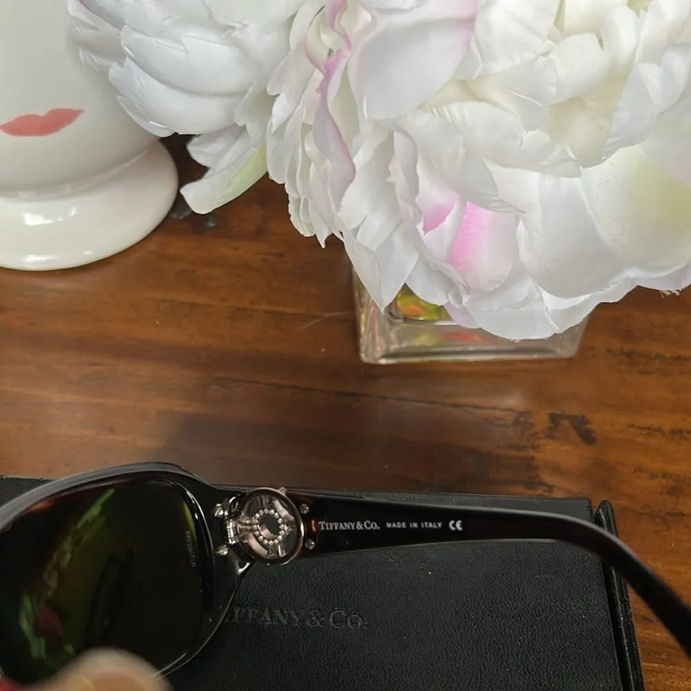 iffany Sunglasses TF4003B Color 80153G Dark Havana Never used vintage